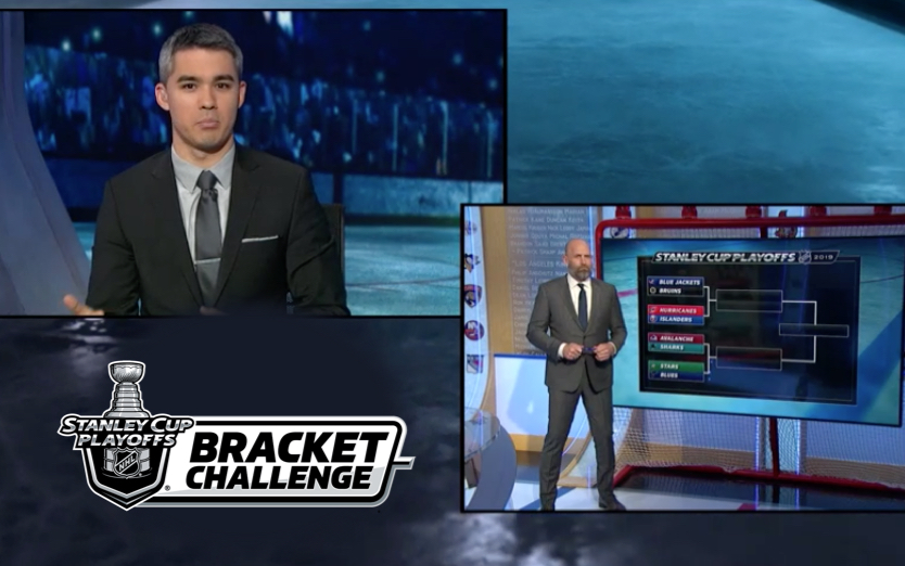 NHL Bracket Challenge on-air features