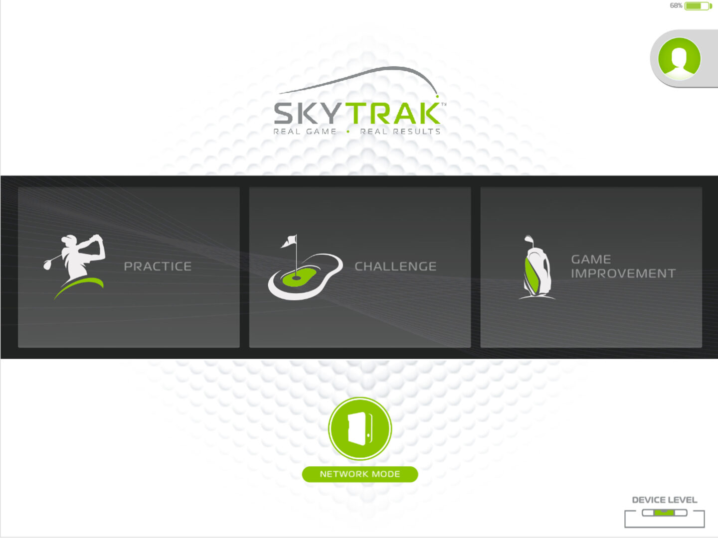 Skytrak dashboard design example